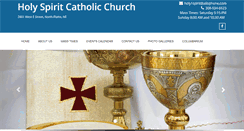 Desktop Screenshot of holyspiritcatholicchurch.com